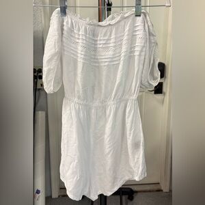 NWT Auguste White Shorts Romper